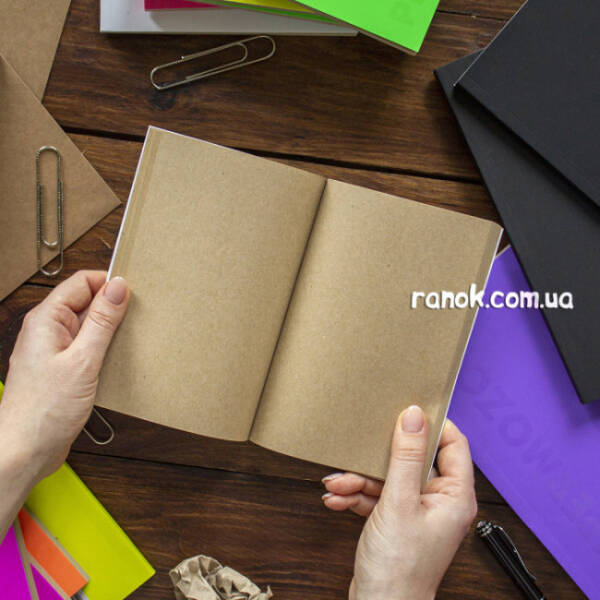 Блокнот КРАФТ. Зелений. BEZ PROBLEM