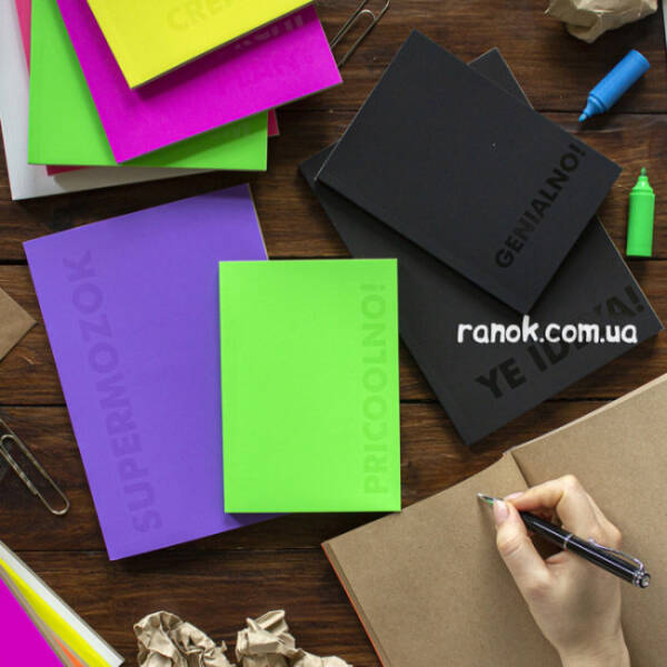 Блокнот КРАФТ. Зелений. BEZ PROBLEM