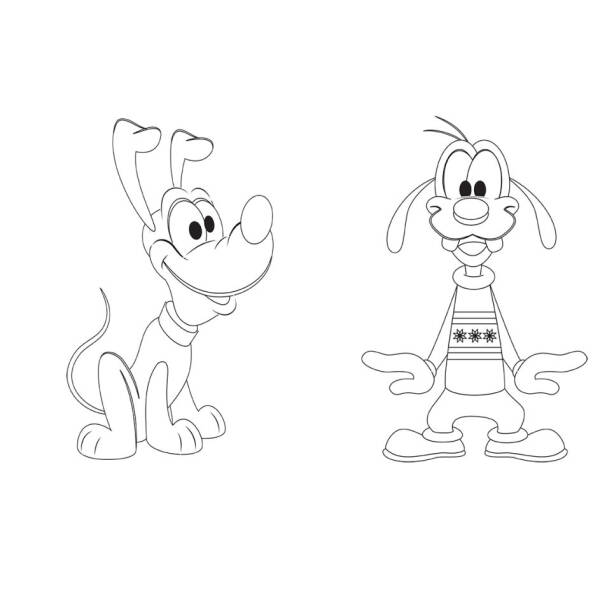 Disney Маля. Гра з кольором. Міккі Маус