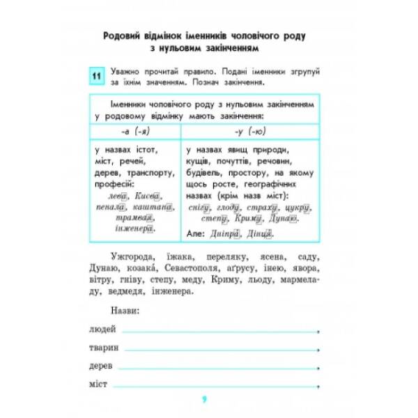 Грамотійко. 4 клас. Зошит для успішного набуття орфографічних та пунктуаційних навичок