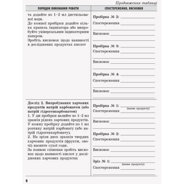 Хімія (рівень стандарту). 10 клас. Зошит для хімічних експериментів та розрахункових задач