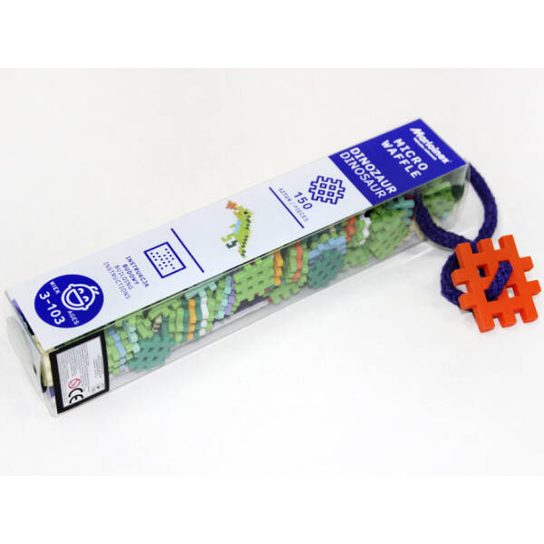 Конструктор MICRO WAFFLE “DINOSAUR” (150 деталей)