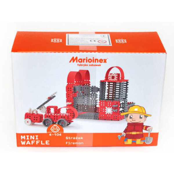 Конструктор MINI WAFFLE “FIREMAN” (163 деталі)