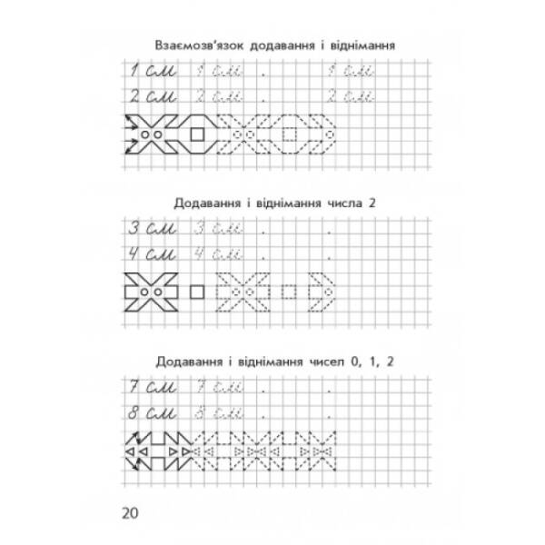 Математичні прописи. 1 клас (до “Навчального зошита” С.О. Скворцової, О. В. Онопрієнко)