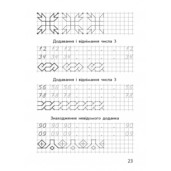 Математичні прописи. 1 клас (до “Навчального зошита” С.О. Скворцової, О. В. Онопрієнко)
