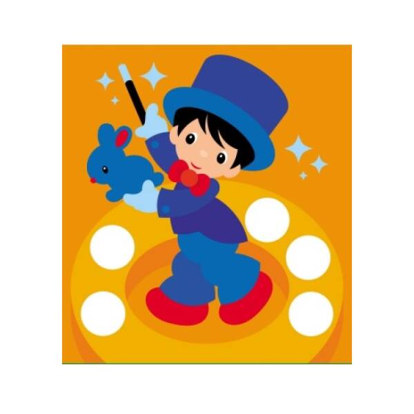 Мозаїка з наліпок. Для дітей від 3 років. Величина