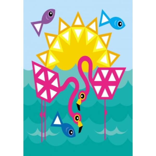 Мозаїка з наліпок. Для дітей від 4 років. Трикутники