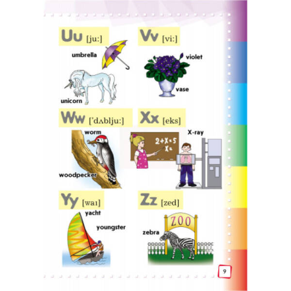 НУШ Ілюстрований англо-український словник. 1-4 класи