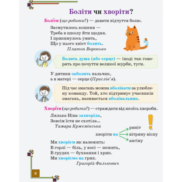 НУШ Ілюстрований довідничок з української мови за новим правописом. 1–4 класи