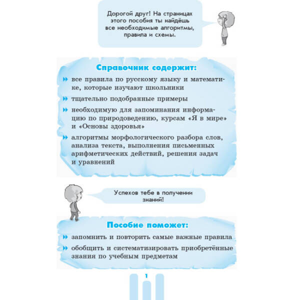 НУШ Перший довідник учня 1-4 класи (російською мовою)