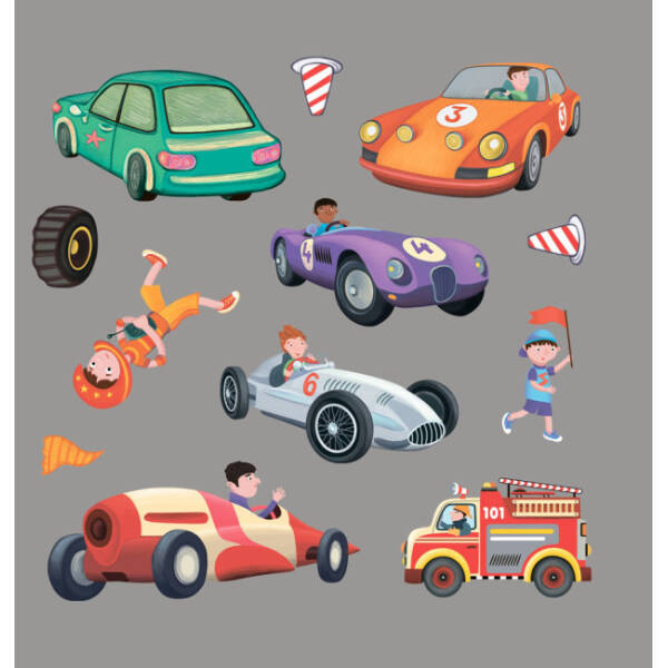 Перегони. 40 наліпок. Пригоди в наліпках