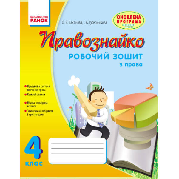 Правознайко. Робочий зошит з права. 4 клас