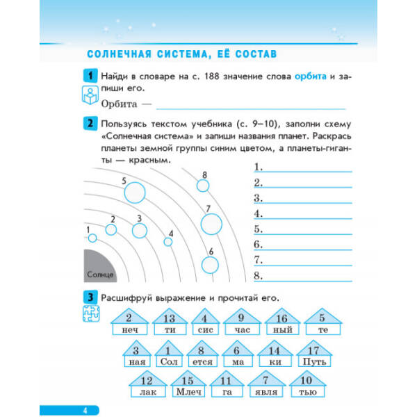 Природознавство. 4 клас. Робочий зошит (до підруч. О.В. Тагліної, Г.Ж. Іванової) (російською мовою)