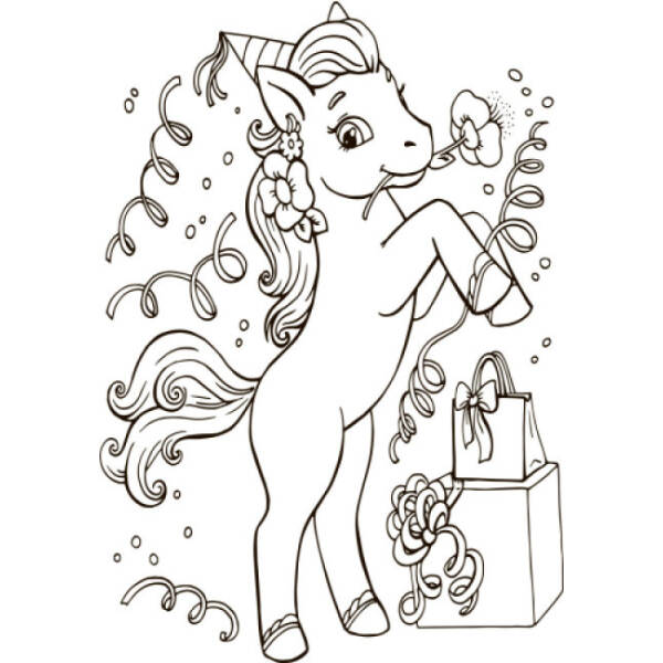 Розмальовки у сумочці. Поні (російською мовою)