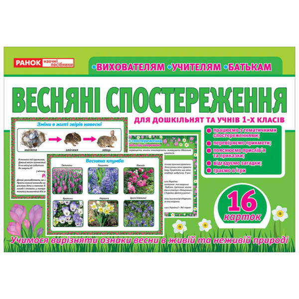 Розповімо дітям. Весняні спостереження