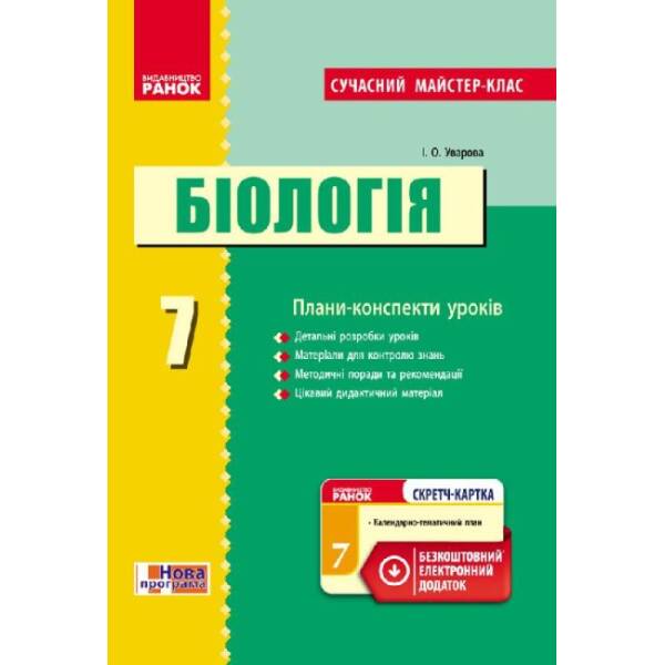 Сучасний майстер-клас. Біологія. Плани-конспекти уроків. 7 клас