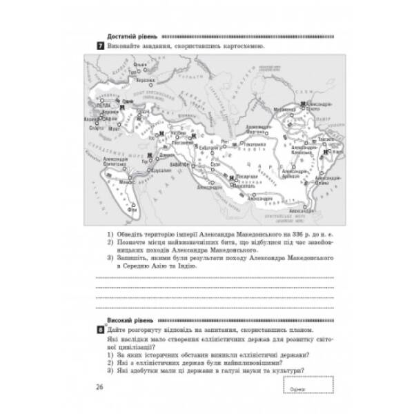 Всесвітня історія. Історія України (інтегрований курс). 6 кл.: універсальний комплект для контролю навчальних досягнень