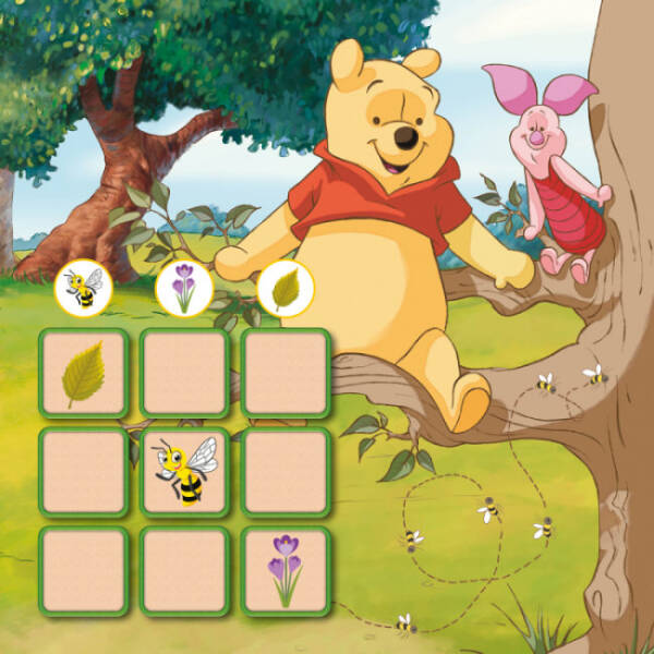 Вивчай пори року з Вінні Пухом Disney. Судоку з наліпками
