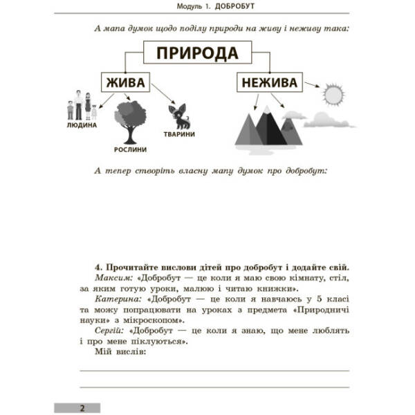 Здоров’я, безпека та добробут. Робочий зошит для 5 класу закладів загальної середньої освіти