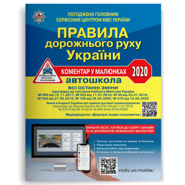 ПДР 2020 України. Коментар в малюнках