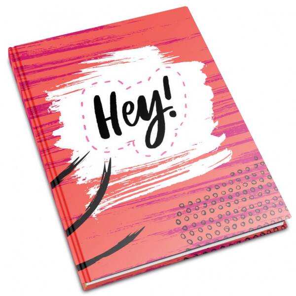 Блокнот А4 Hey Тверда обкладинка 80 аркушів Клітинка