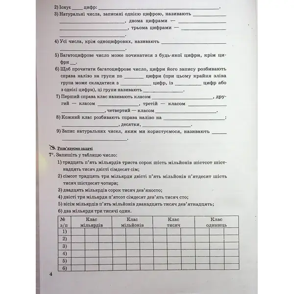 Математика, 5 кл., Робочий зошит НУШ – Мерзляк А.Г. – Гімназія (107174)