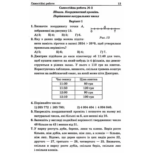 Математика, 5 кл., Збірник самостійних робіт і тестів – Мерзляк А.Г. – Гімназія (107173)