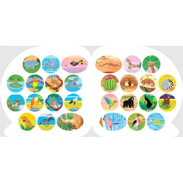 Пізнавальні наліпки Тварини Африки – Алліна О. Г. – ТОРСІНГ (106977)