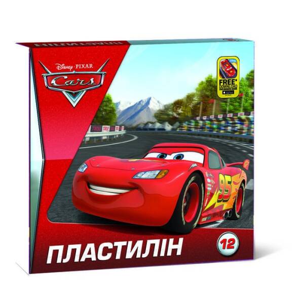Пластилін Серія Cars №3 12 кольорів (252095)