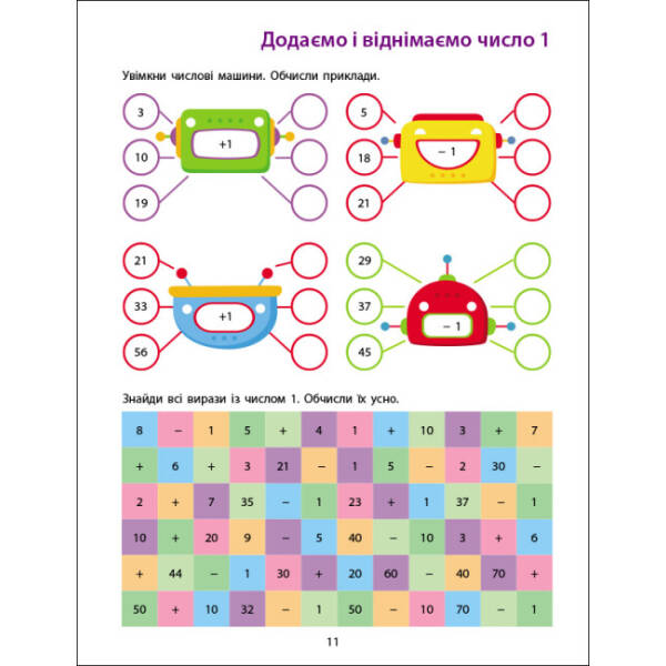 Предметний збірник. Додавання, віднімання