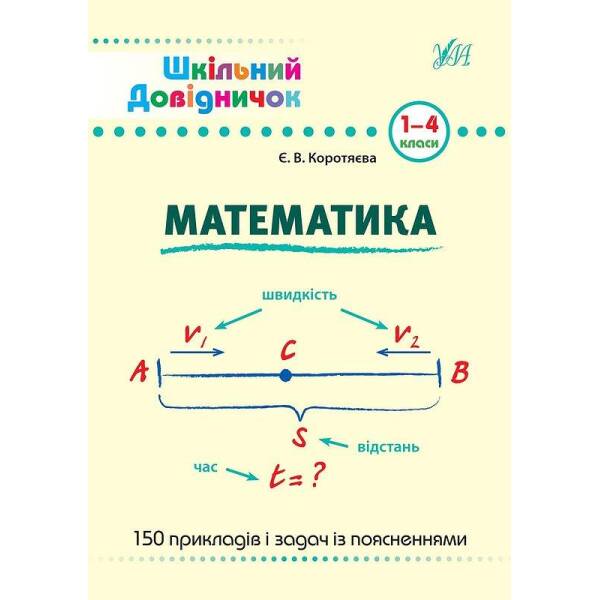 Шкільний довідничок. Математика. 1-4 класи – Сікора Ю.О – УЛА (103948)