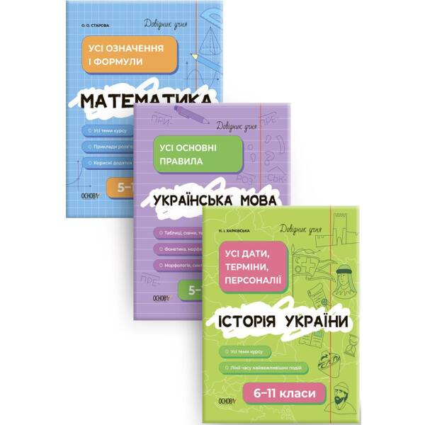 Комплект “Довідник учня”