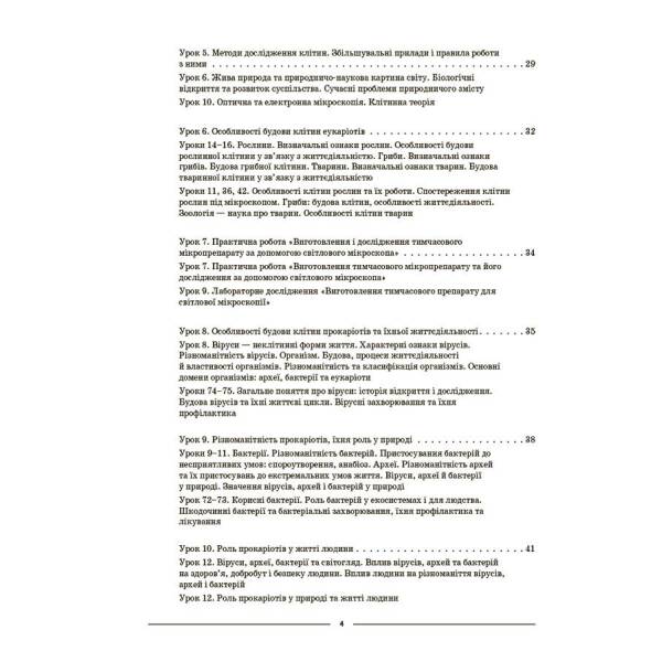 Мій конспект. Біологія. 7 клас. І семестр. Матеріали до уроків