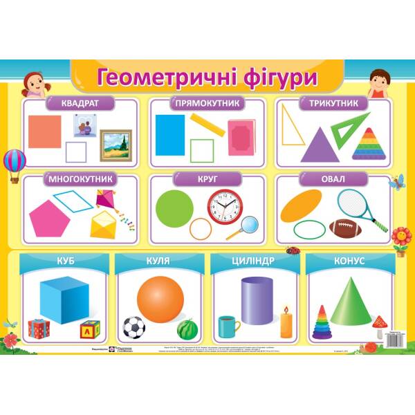 Плакат “Геометричні фігури”