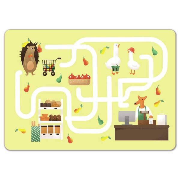 Школа Кенгуру. Ранній розвиток. Картки “Пиши-стирай”. Лабіринти