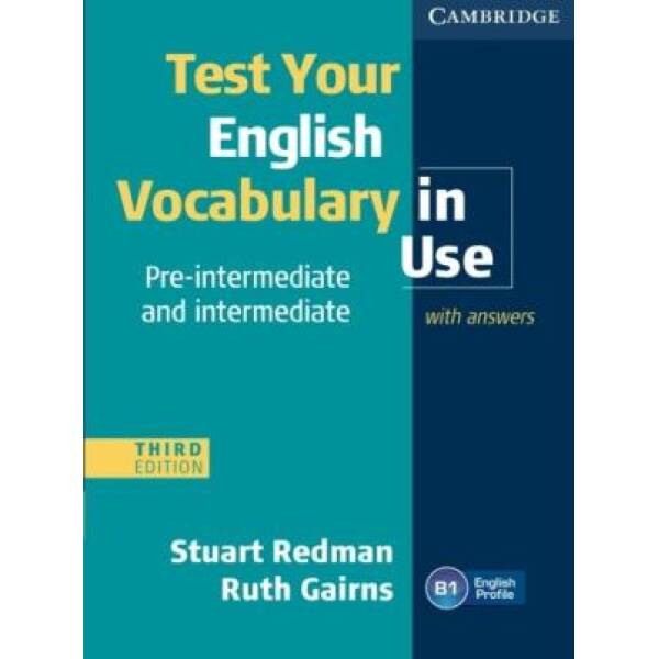 Test Your English Vocabulary in Use 3rd Edition Pre-intermediate Book with answers