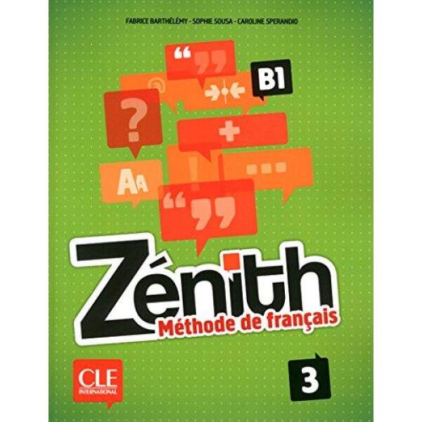 Zenith 3 Livre De L’Eleve & DVD-ROM