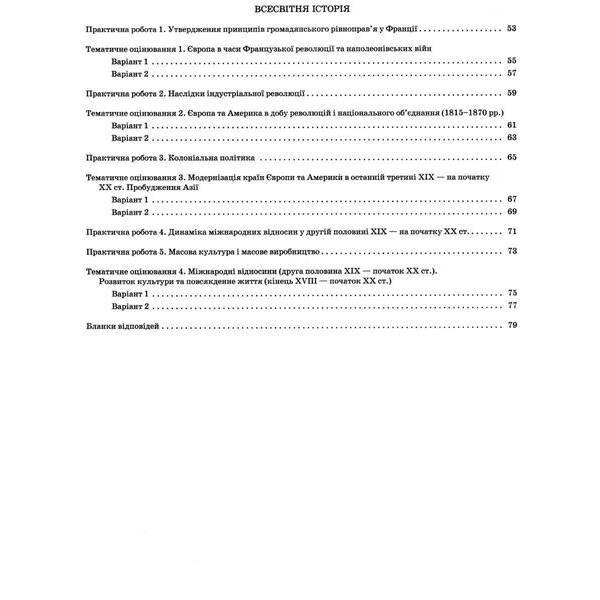 Історія України. Всесвітня історія, 9 кл., Зошит для поточного та тематичного оцінювання – Коніщева С.Є. – ПЕТ (110819)