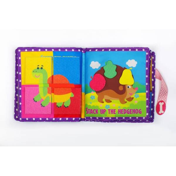 М`яка книга АНГЛ Baby first book ЦУЦЕНЯ, 6+ міс. – КНИЖКОВИЙ ХМАРОЧОС (125118)