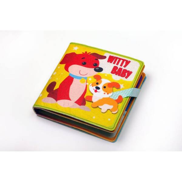 Фетрова книга АНГЛ. “Witty Baby”, 6+ міс. – КНИЖКОВИЙ ХМАРОЧОС (125115)