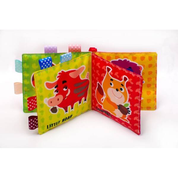 М`яка книга-шурхотілка з брязкальцем АНГЛ The very first book “Dog WOOF-WOOF “, 3+ міс. – КНИЖКОВИЙ ХМАРОЧОС