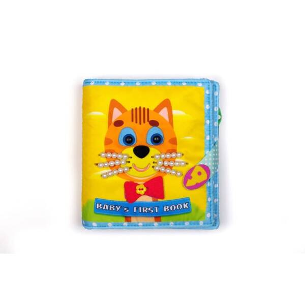 М`яка книга АНГЛ Baby first book КОШЕНЯ, 6+ міс. – КНИЖКОВИЙ ХМАРОЧОС (125117)