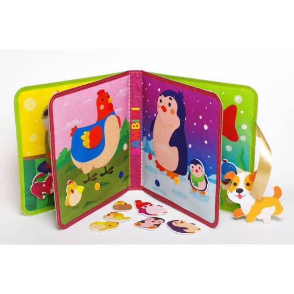 Фетрова книга “Розумний малюк”, 6+ міс. – КНИЖКОВИЙ ХМАРОЧОС (122289)