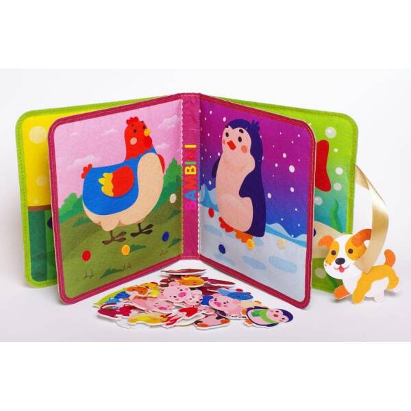 Фетрова книга “Розумний малюк”, 6+ міс. – КНИЖКОВИЙ ХМАРОЧОС (122289)