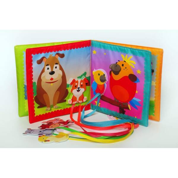 М`яка книга-сюрприз зі смарт-елементами “Хто моя мама?” Сторінка-шурхотілка – КНИЖКОВИЙ ХМАРОЧОС (122292)