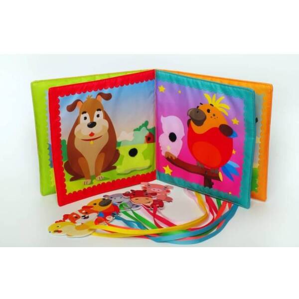 М`яка книга-сюрприз зі смарт-елементами “Хто моя мама?” Сторінка-шурхотілка – КНИЖКОВИЙ ХМАРОЧОС (122292)