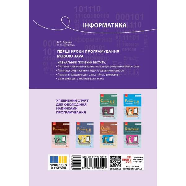 Перші кроки програмування мовою Java