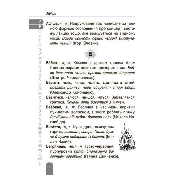 НУШ 1-4 класи. Тлумачний словник. Новий правопис. Воскресенська Н. 978-617-686-644-2