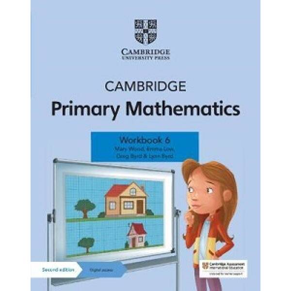 Cambridge Primary Mathematics  2nd Ed 6 Workbook with Digital Access (1 Year)