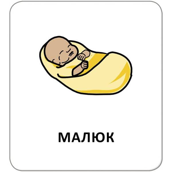 Картки з піктограмами. Люди навколо